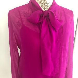 Gorgeous tie blouse